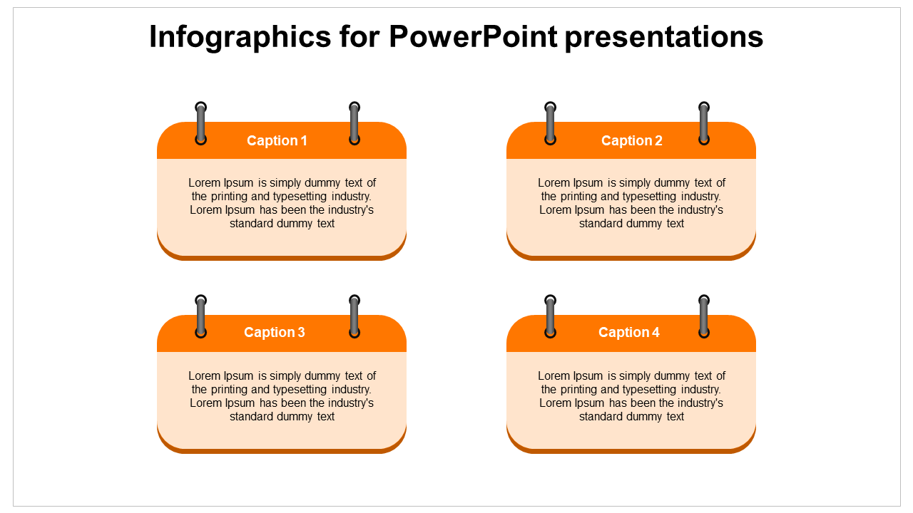 infographic for powerpoint presentation-orange